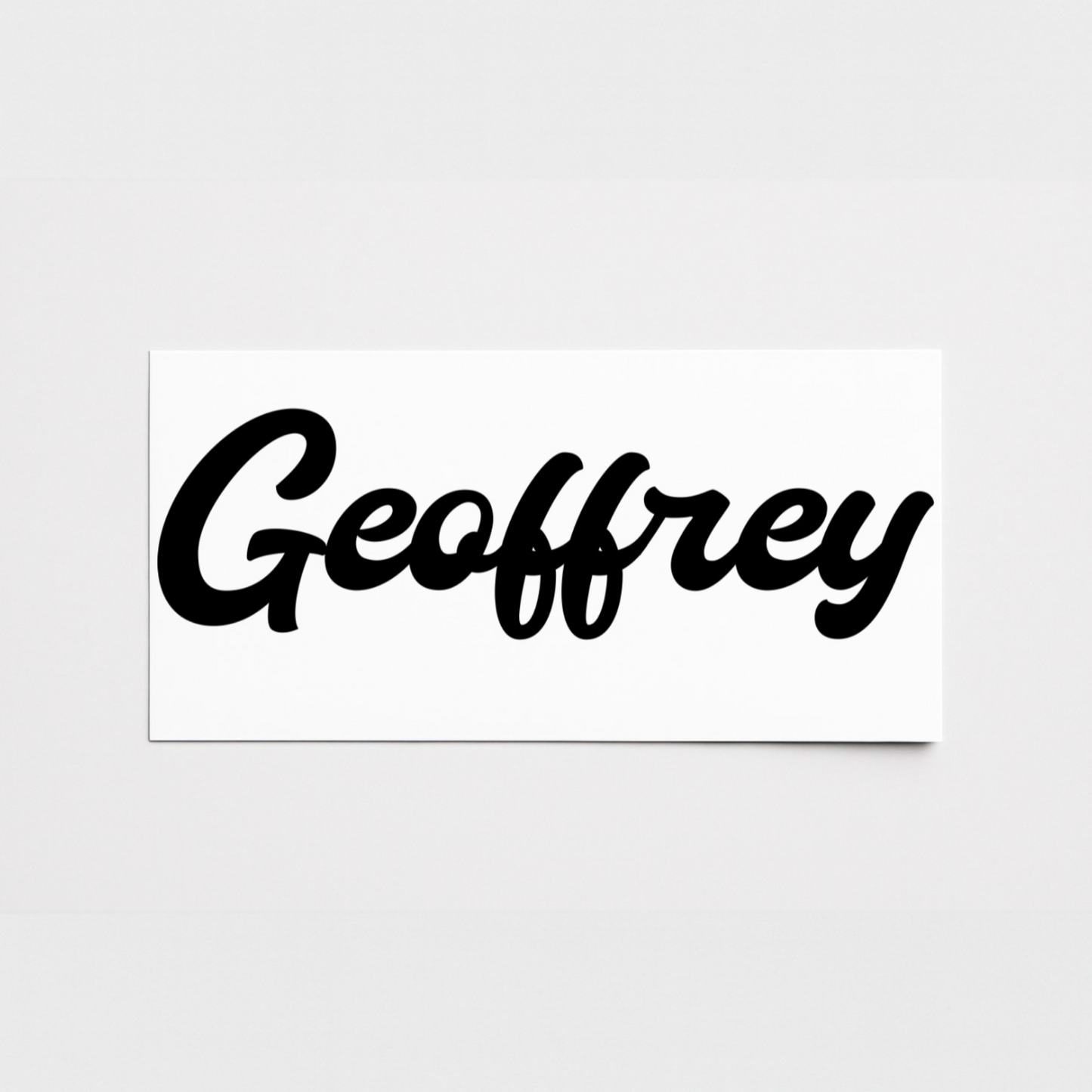 Vinyl Campervan Name Decal - Font 27