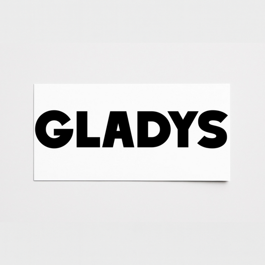 Vinyl Campervan Name Decal - Font 22