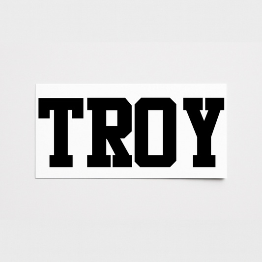 Vinyl Campervan Name Decal - Font 29