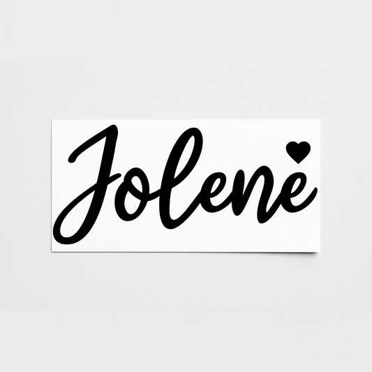 Vinyl Campervan Name Decal - Font 13