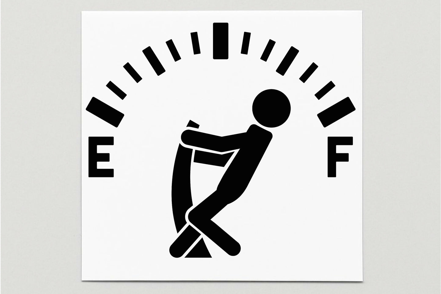 Fuel Guage Puller Vinyl Decal