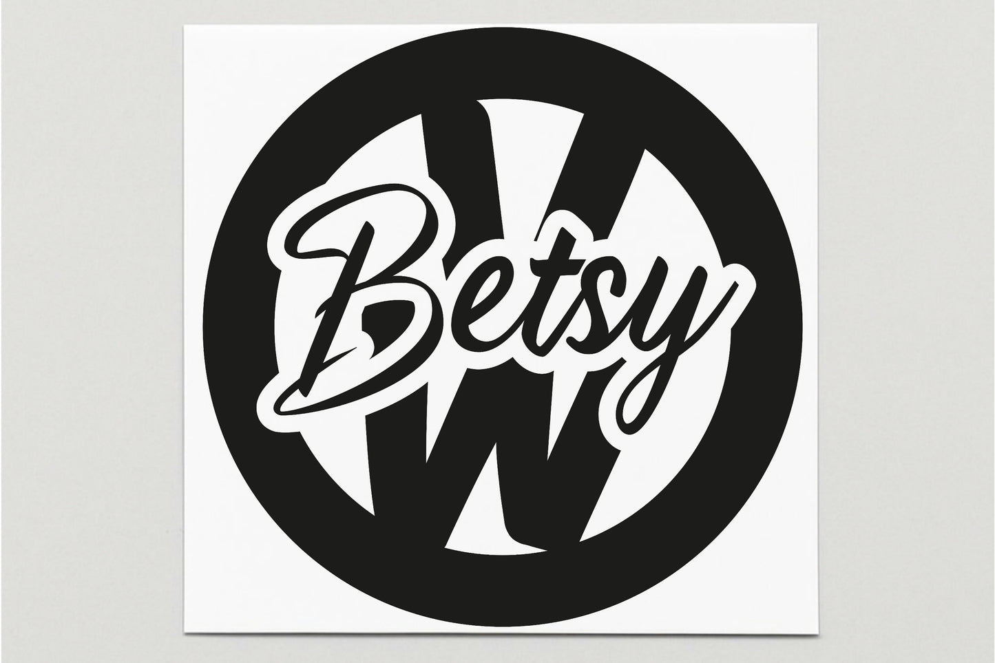 Personalised Badge Decal