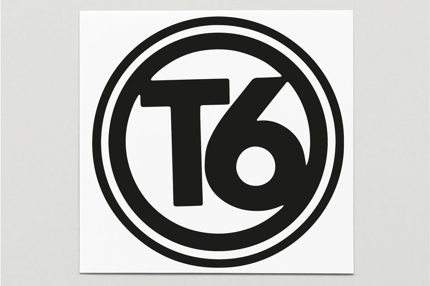 T6 Vinyl Decal