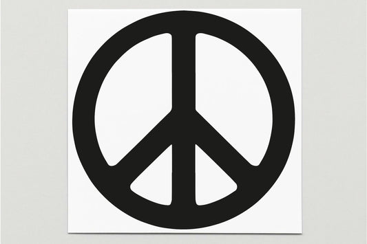 Peace Symbol Vinyl Decal