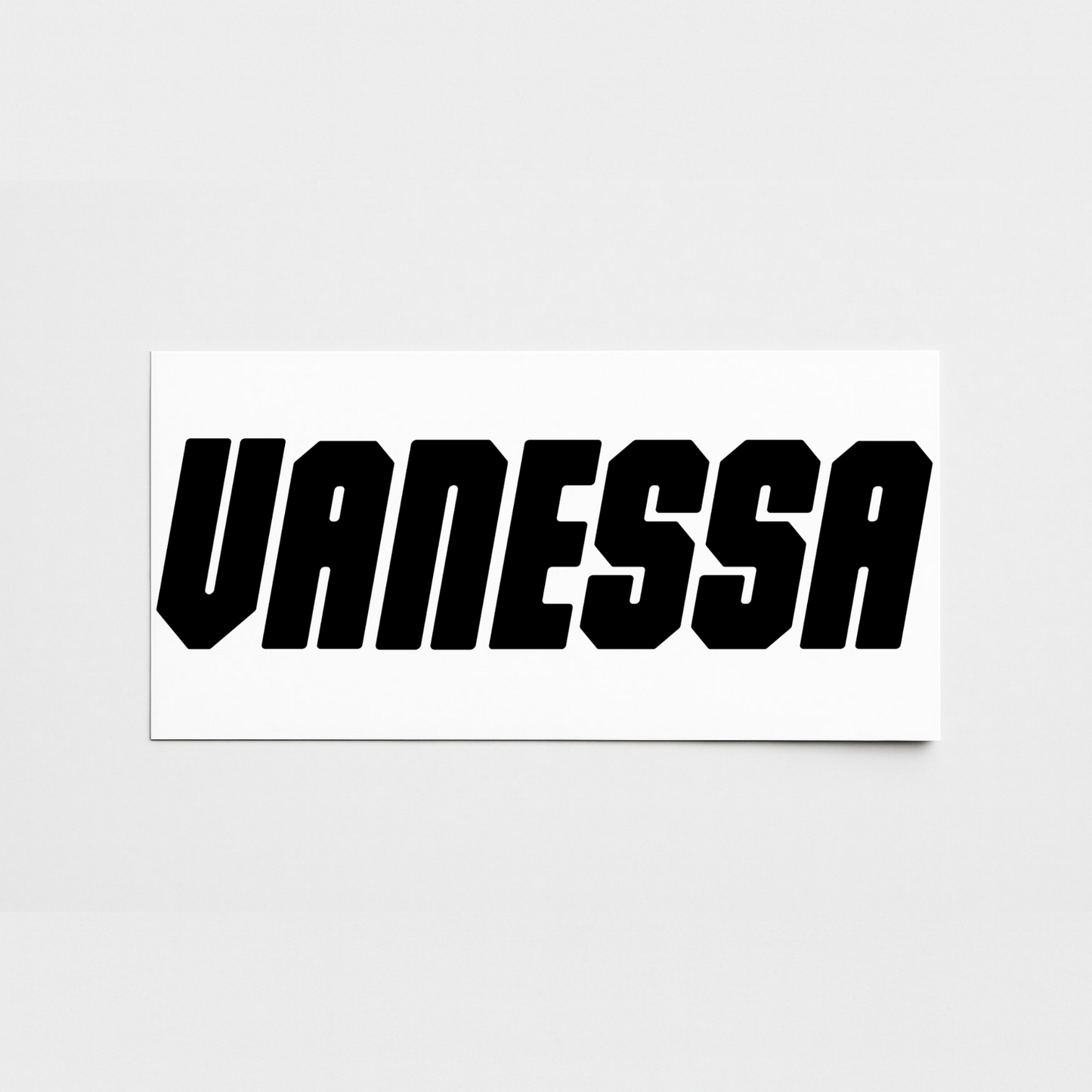 Vinyl Campervan Name Decal - Font 3