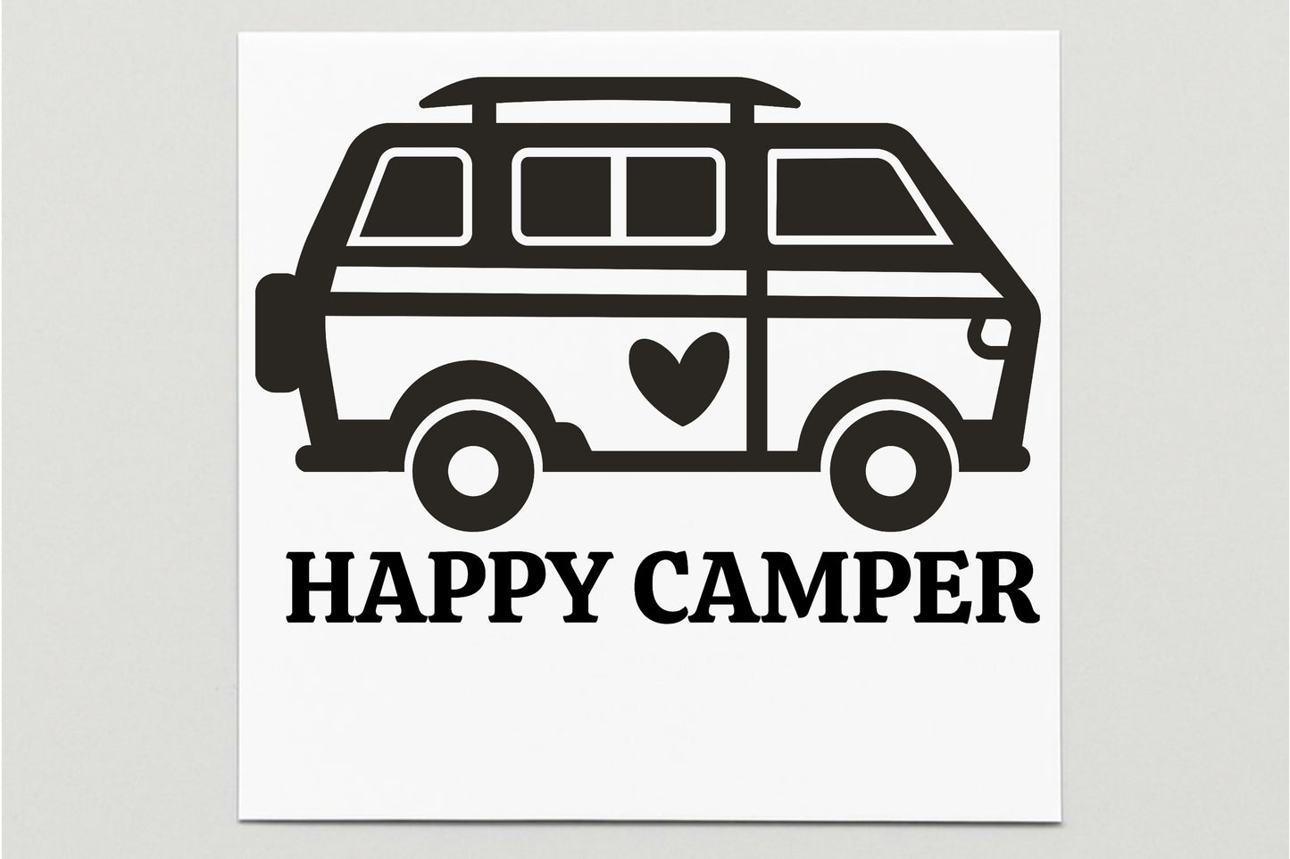 Happy Camper Vinyl Decal