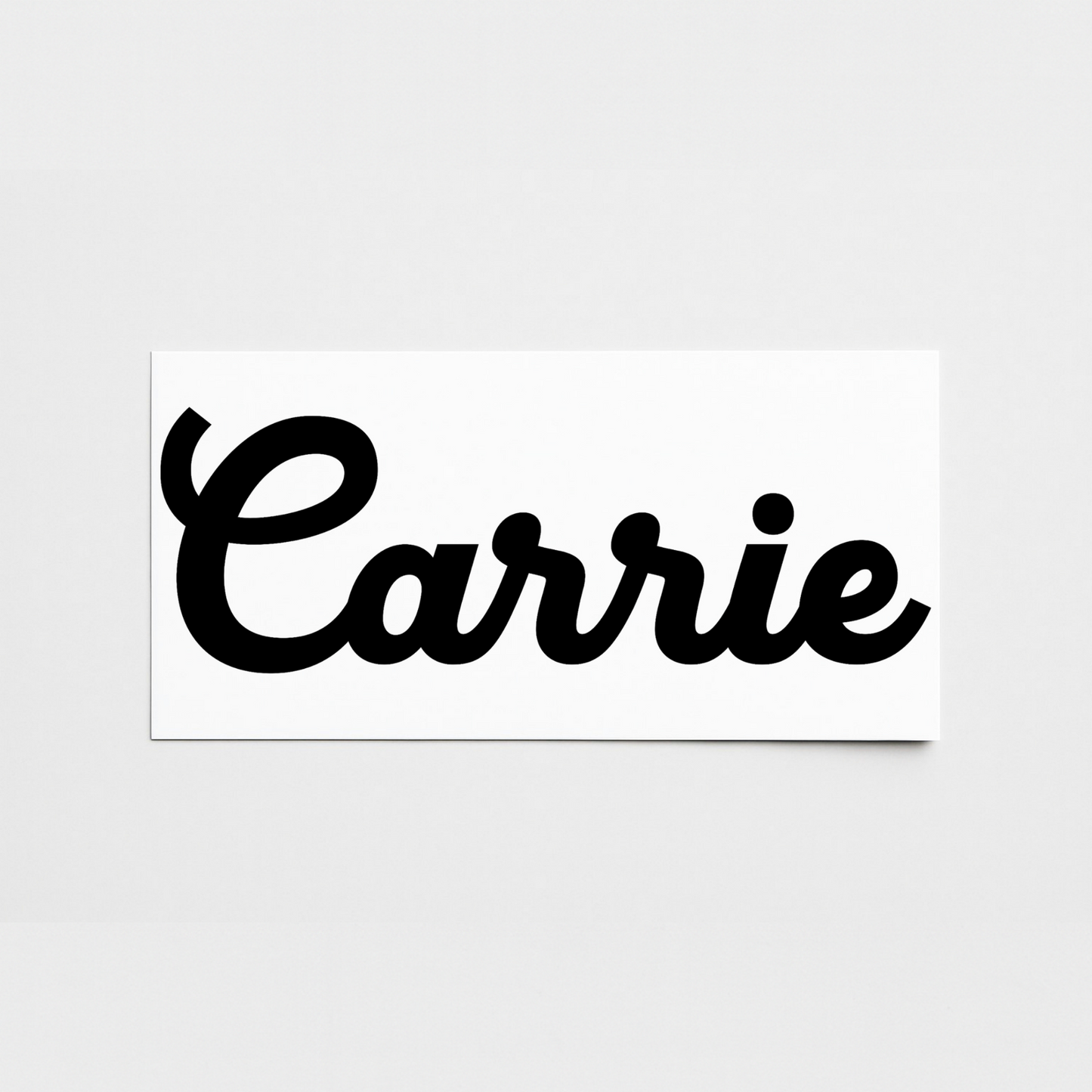 Vinyl Campervan Name Decal - Font 7