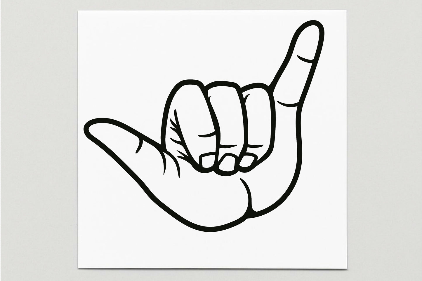 Shaka Wave Vinyl Decal