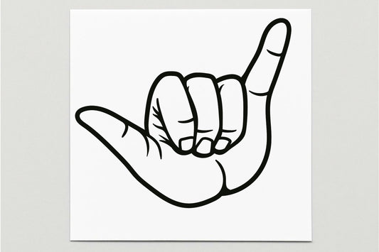 Shaka Wave Vinyl Decal