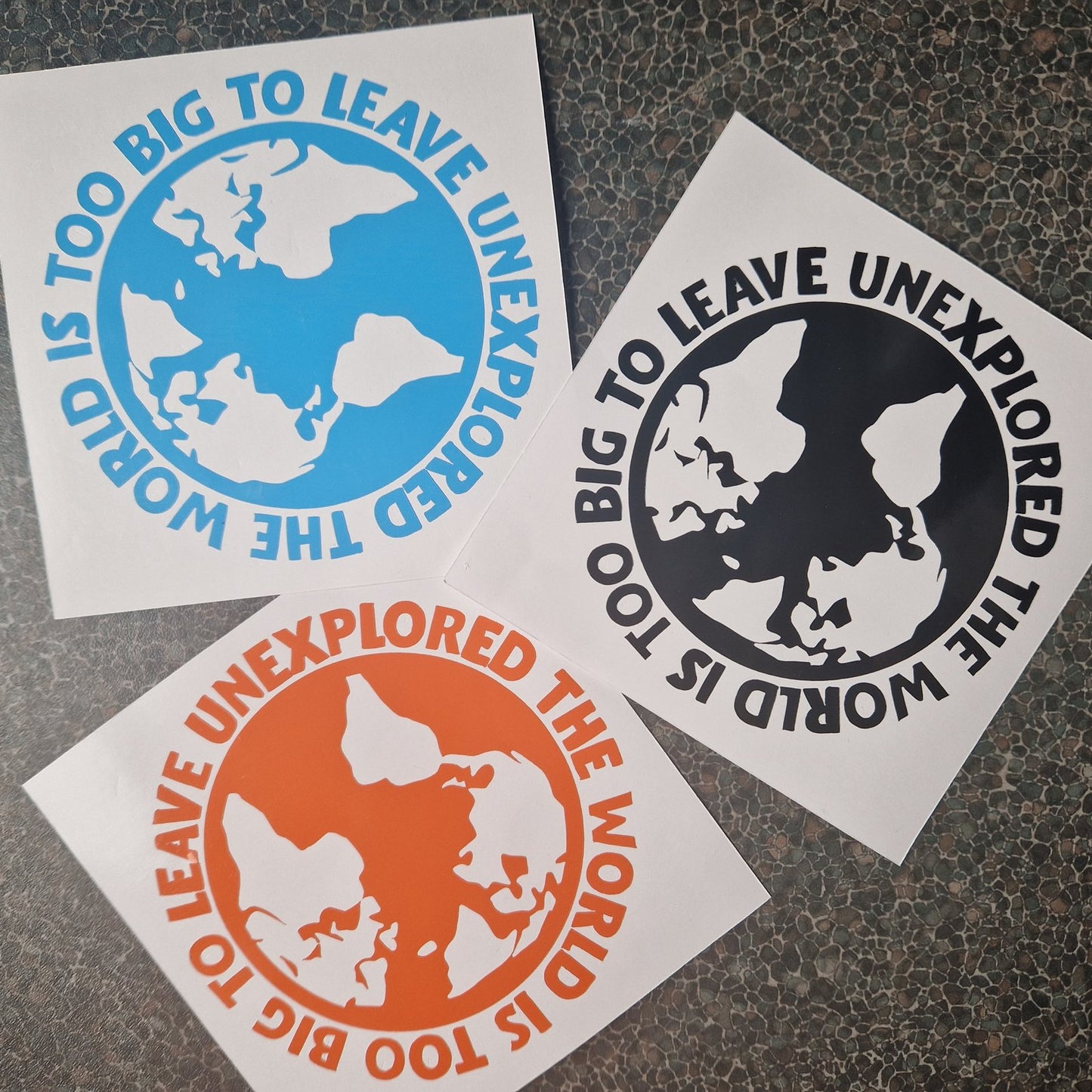 The World Is Too Big - Vinyl Decal