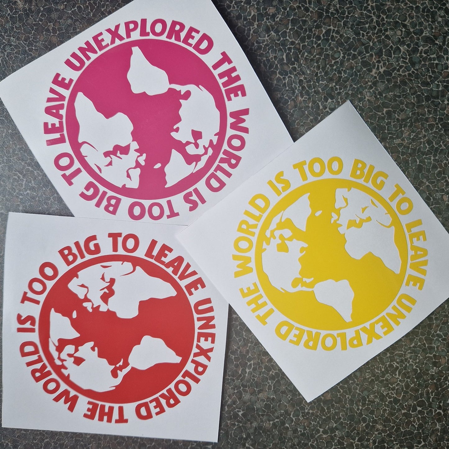 The World Is Too Big - Vinyl Decal